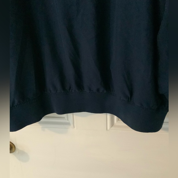 Russell Athletic Team Issue Men's XL Lined 1/4-Zip Navy Blue Jacket Pullover - Picture 4 of 7